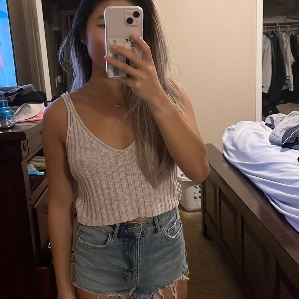 Purple tank top